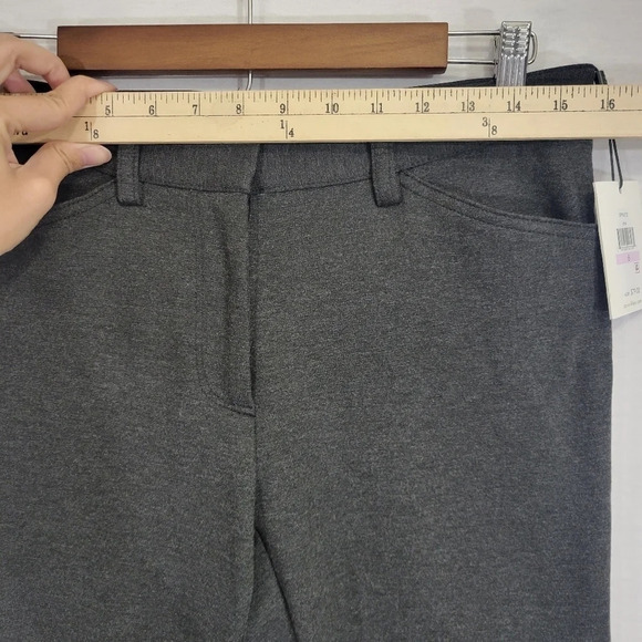 NEW Calvin Klein Gray Business Career Office Stretch Slim Pants size 6 - Picture 6 of 11